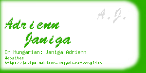 adrienn janiga business card